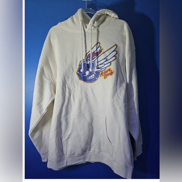 THE HUNDREDS Adam Bomb Men’s White Hoodie in Size XL BNWT - Picture 1 of 11